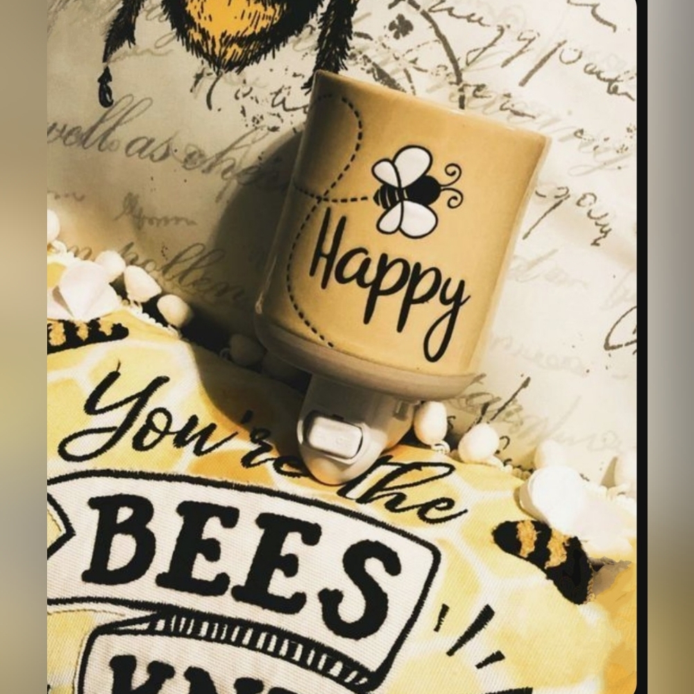 Scentsy Mini Warmer Bee Happy New in Box - Picture 6 of 12